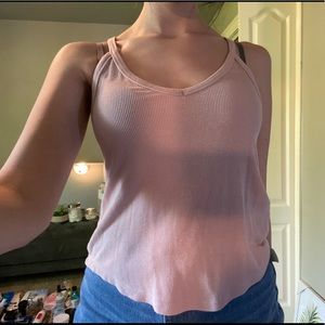 racerback light pink tank